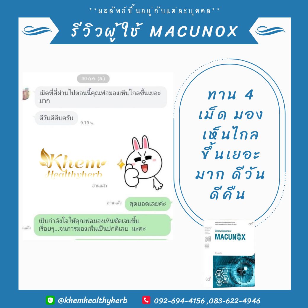 รีวิว มาคูน็อกซ์ macunox